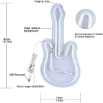 Guitar background board neon light 40*19cm a