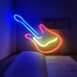 Guitar background board neon light 40*19cm