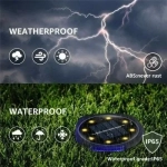 Ηλιακά προβολάκια εξωτερικού χώρου με 8 Led- Solar Outdoor Buried Lights 4 Pack