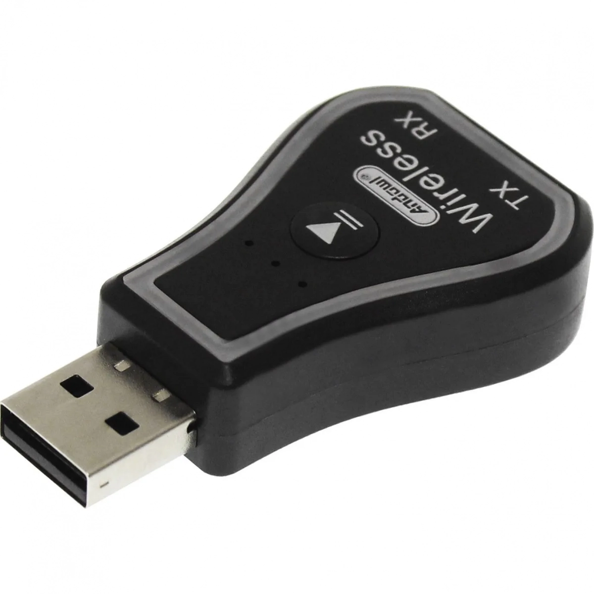 Ασύρματο Bluetooth audio Transmitter και Receiver USB μαύρο με RGB LED φωτισμό Q-TR31 Andowl - Image 4