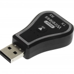 Ασύρματο Bluetooth audio Transmitter και Receiver USB μαύρο με RGB LED φωτισμό Q-TR31 Andowl - Image 4