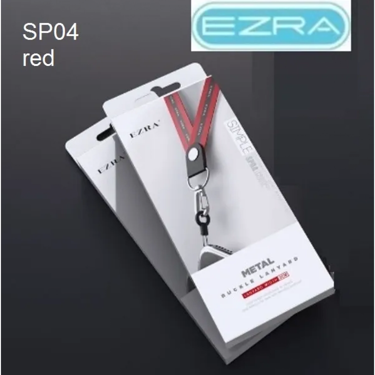 Κορδόνι Λαιμού EZRA SP04 ΚΟΚΚΙΝΟ | G for Gadget