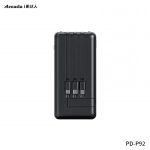 Proda PD-P93 Power Bank 20000mAh 10W με Θύρα USB-A και Θύρα USB-C Μαύρο - Image 2