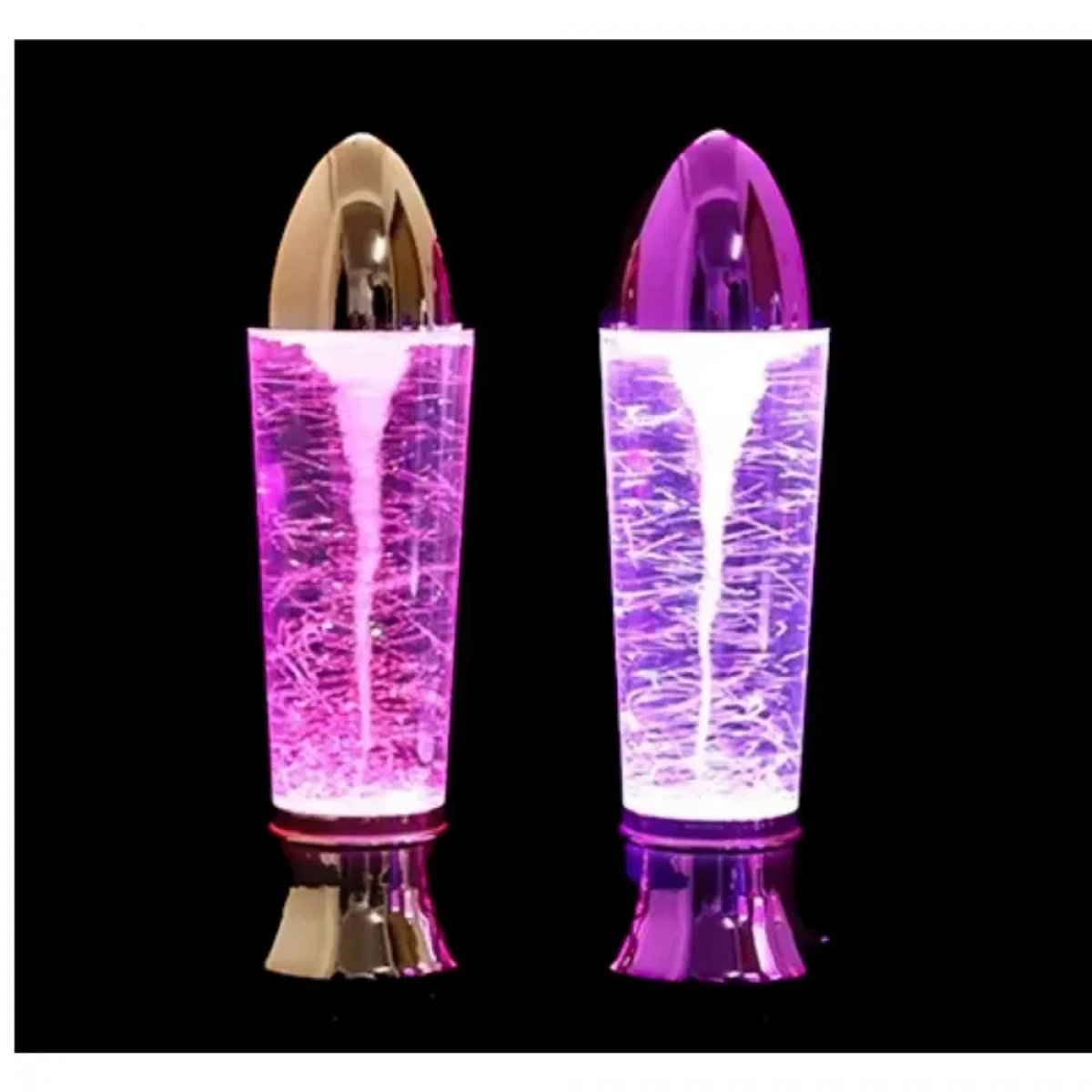 Φωτιστικό LED Tornado 10,5″ με Αλλαγή Χρωμάτων - Φούξια - Photo2