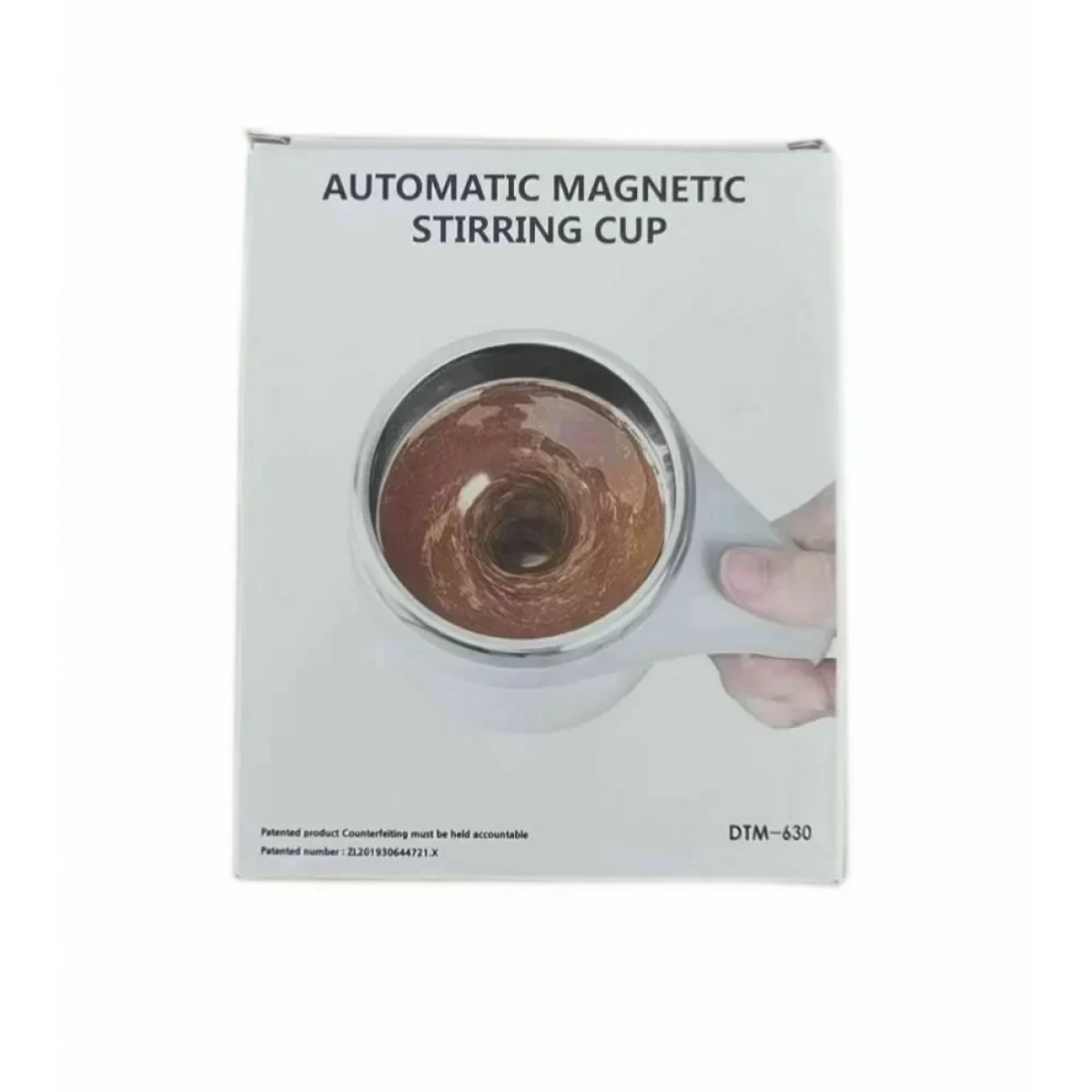 Self Stirring Ποτήρι Θερμός Λευκό 380ml DTM-630 - Image 3
