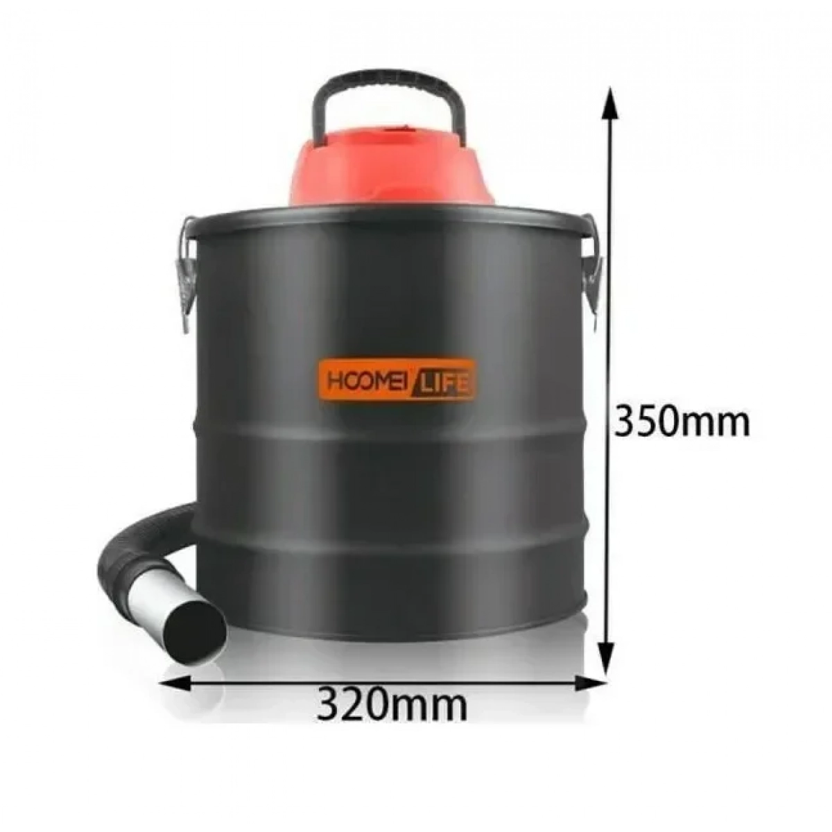 Hoomei HM-2145 Σκούπα Στάχτης 1000W με Κάδο 18lt