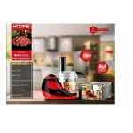 Hoomei HM-6265 Πολυμίξερ 1200W με Κάδο 310ml Κόκκινο