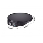 Hoomei HM-5855 Κρεπιέρα 30cm Μαύρη 1200W