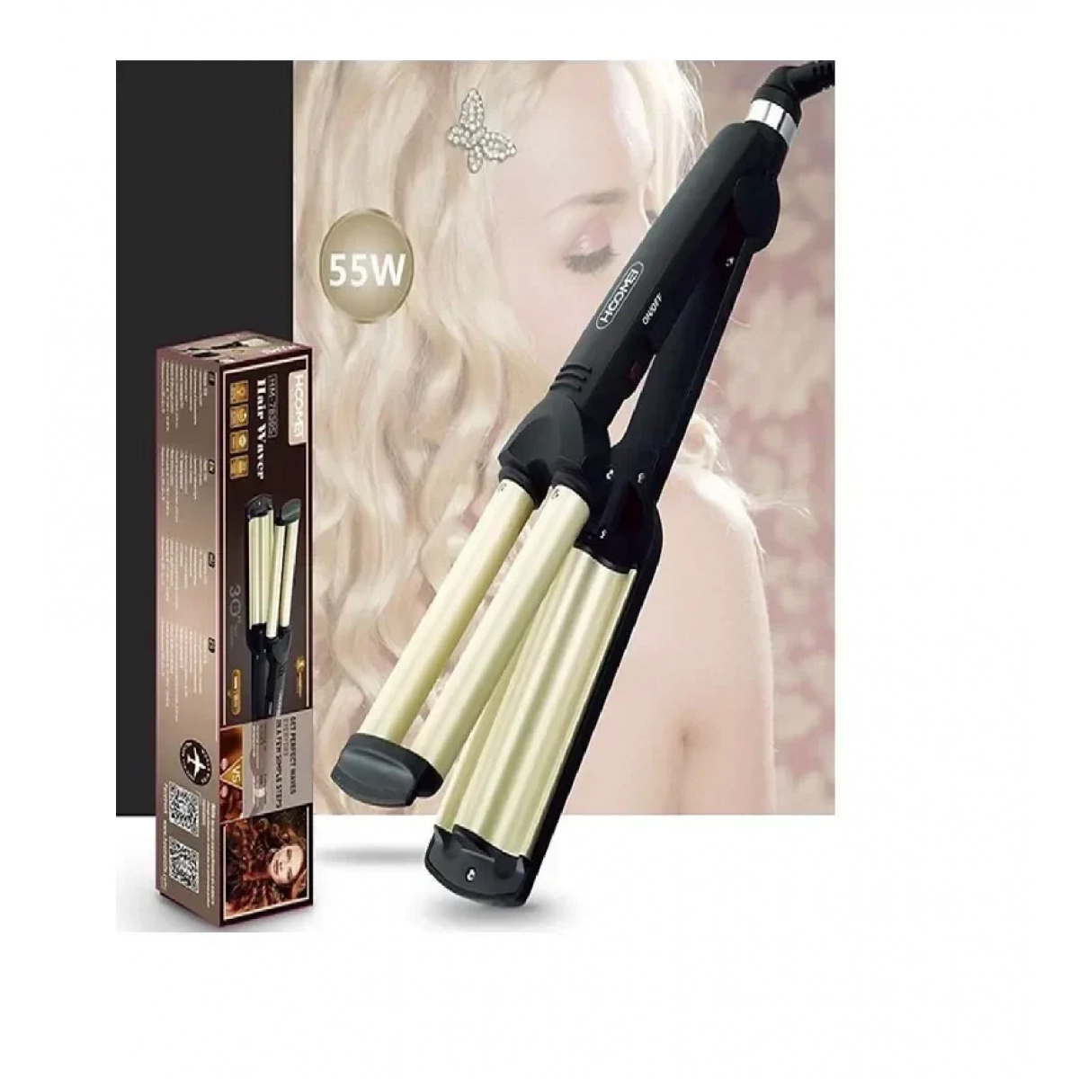 Hoomei HM-7830S Ψαλίδι Μαλλιών για Κυματιστά Μαλλιά 55W