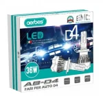 2x aerbes® Λαμπτήρες LED SMD Φώτα Πορείας H4 36W 6000K D4 4200Lm