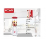 Hoomei HM-6708R Μπλέντερ με Γυάλινη Κανάτα 0.4lt 200W Κόκκινο