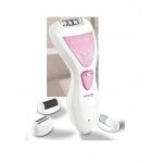 Επαναφορτιζόμενη Αποτριχωτική Μηχανή Epilator για Σώμα Hoomei HM-7580 Ροζ