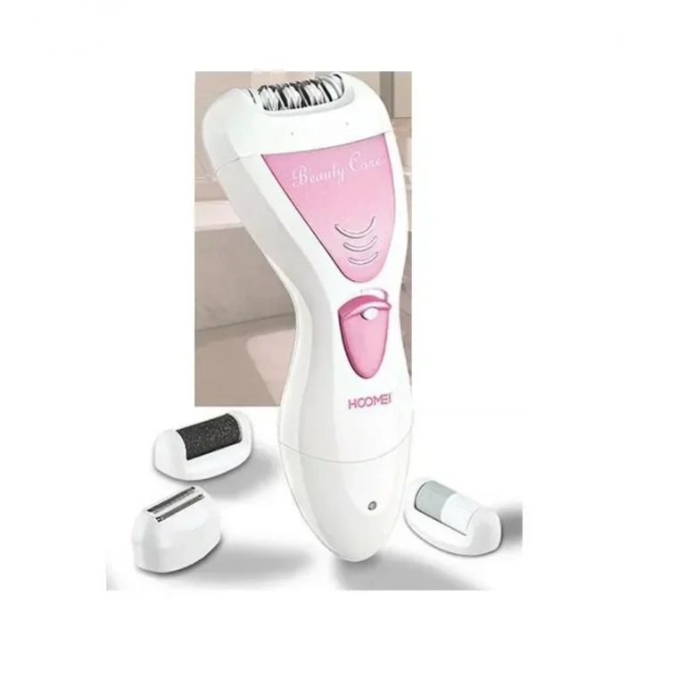 Επαναφορτιζόμενη Αποτριχωτική Μηχανή Epilator για Σώμα Hoomei HM-7580 Ροζ