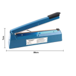 Θερμοκολλητικό Σακούλας Μεταλλικό 300W Arrango AT76057 Μπλε
