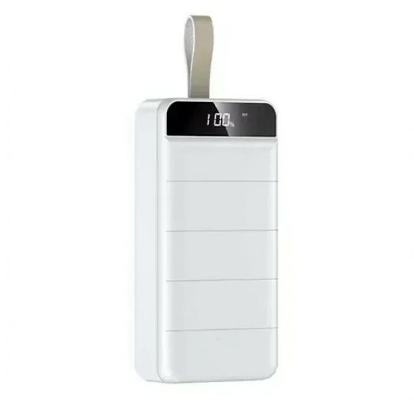 P60 Power Bank 60000mAh με 3 Θύρες USB-A και Θύρα USB-C Λευκό