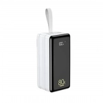 REMAX RPP-291 80000mAh PD 20W + QC 22.5W FAST CHARGING POWER BANK WITH LED LIGHT, White/Black