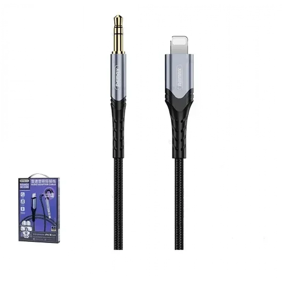 Remax RC-C015i Καλώδιο Lightning to 3.5mm Lightning male - 3.5mm male ...