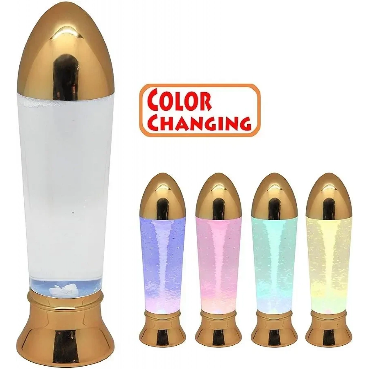 Φωτιστικό LED Tornado 10,5″ με Αλλαγή Χρωμάτων - Χρυσό - Image 2
