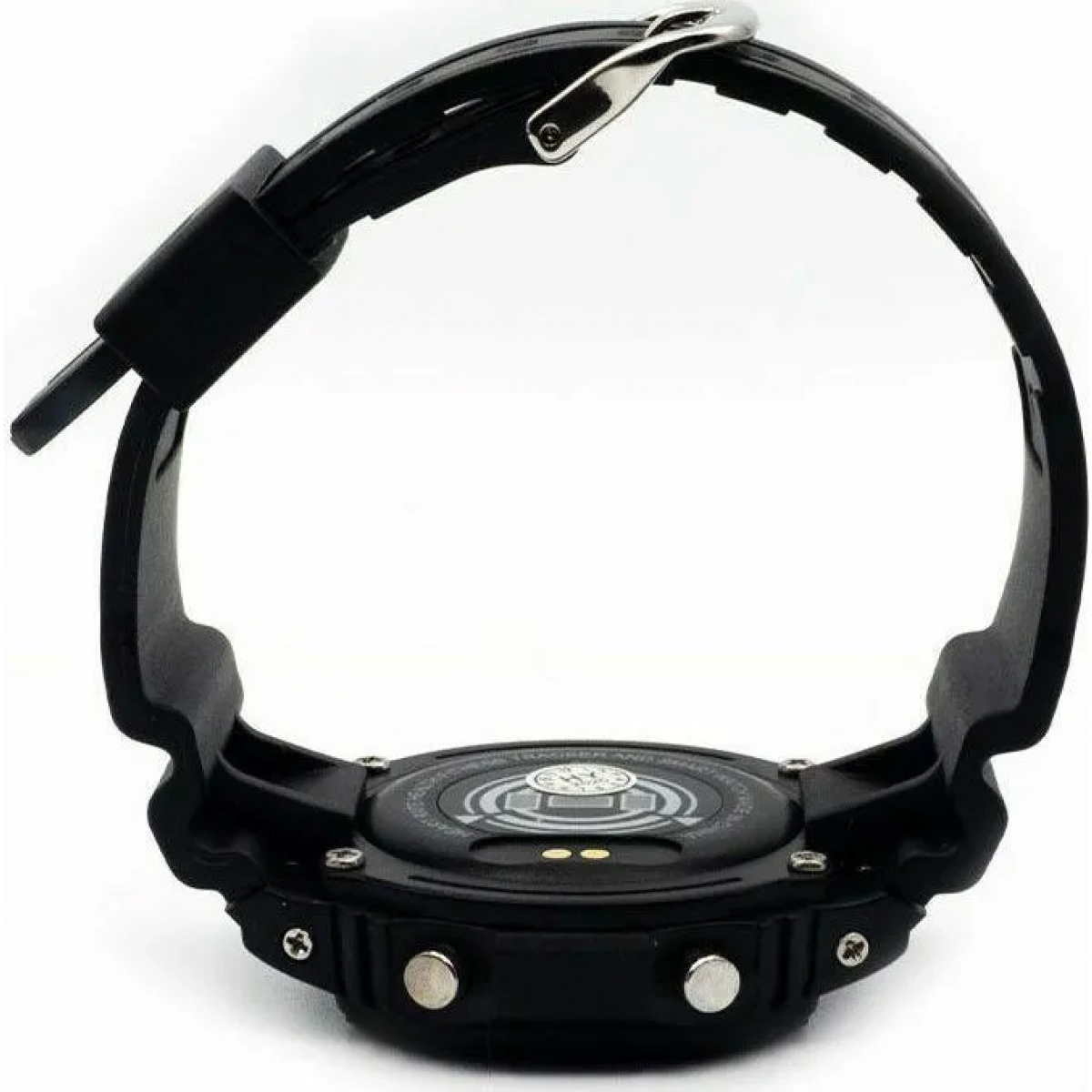 SQR I2 Smartwatch με Παλμογράφο (Μαύρο) a