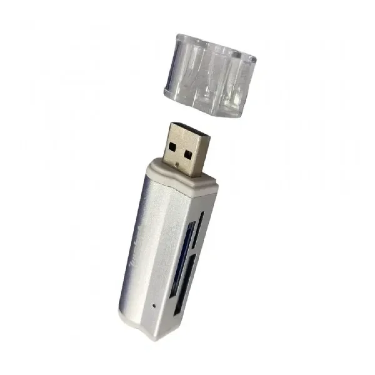 Andowl Q-DK22 Card Reader (MS/SD/M2/microSD)-SILVER