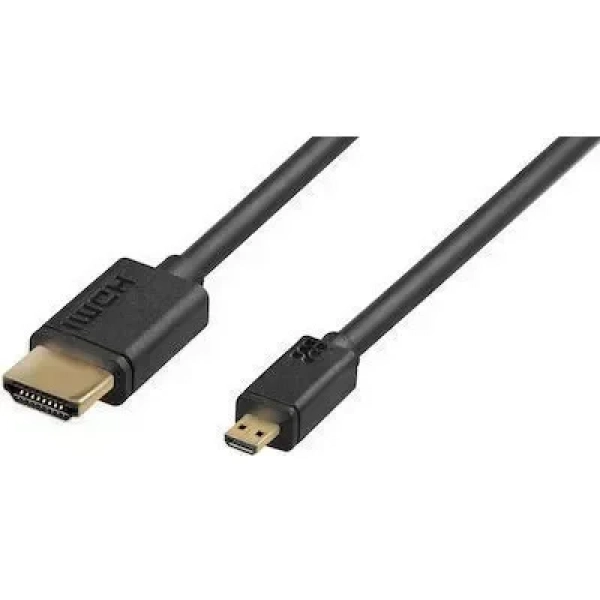 SGL HDMI 1.4 Cable HDMI male - micro HDMI male 1.5m Μαύρο (1592s)