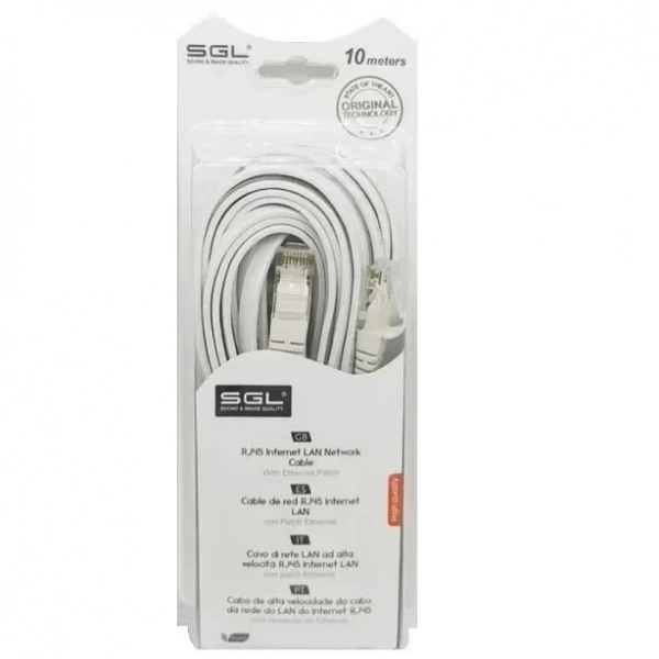 Καλώδιο δικτύου - Ethernet - U/UTP Cat.5 - 10m - A8P8C - 094869