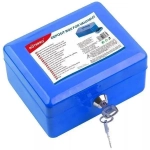 Μεταλλικός κουμπαράς Motarro 12.5x9x5.5εκ Μπλε MI027-1