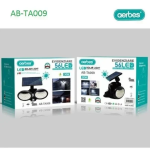 AB-TA009 Ηλιακό Φωτιστικό Επιτοίχιας Τοποθέτησης με Ανιχνευτή Κίνησης και Αισθητήρα Φωτός σε Μαύρο Χρώμα - Image 3