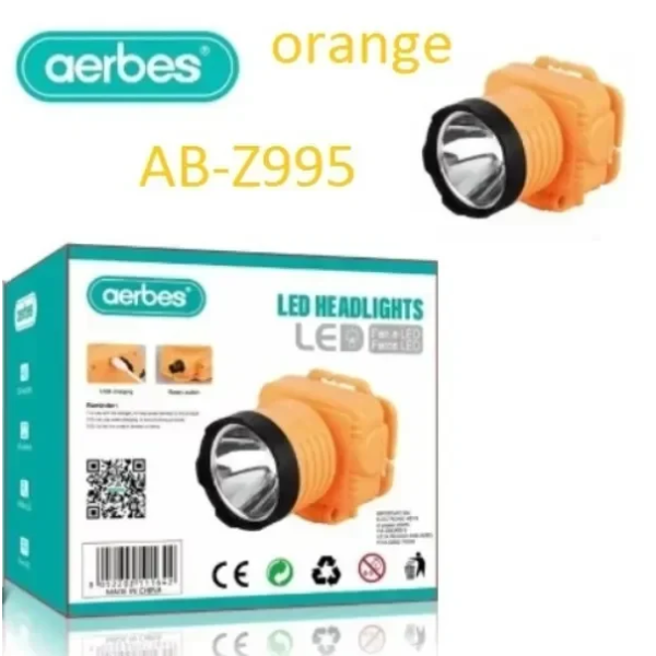 Επαναφορτιζόμενος Φακός Κεφαλής LED Aerbes AB-Z995