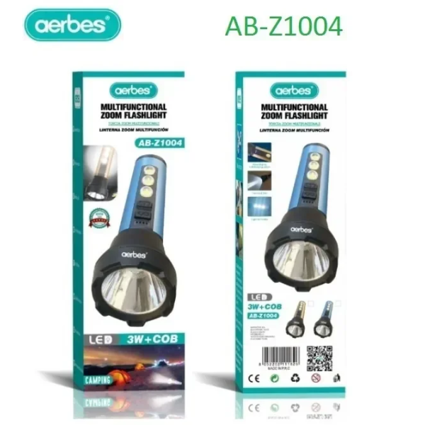 Επαναφορτιζόμενος Φακός LED AB-Z1004