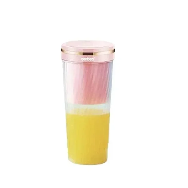 Aerbes Mini Μπλέντερ 350ml Ροζ AB-J233