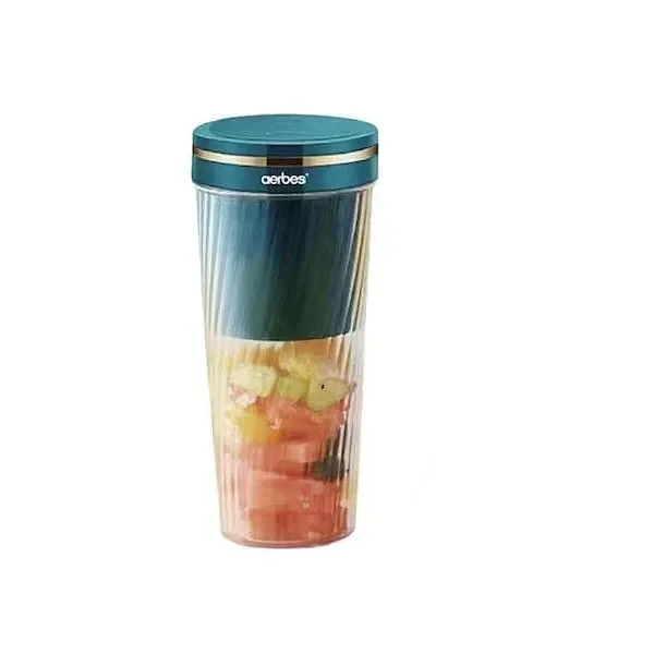 Aerbes Mini Μπλεντερ 350ml Μπλε AB-J233