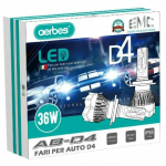 2x aerbes® Λαμπτήρες LED SMD Φώτα Πορείας H1 36W 6000K D4 4200Lm