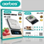Aerbes AB-J168 Ψηφιακή Ζυγαριά Κουζίνας 1gr/10kg Ασημί - Image 2