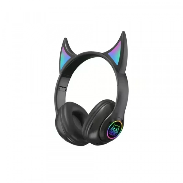 Demon Cat AB-D470 Ασύρματα/Ενσύρματα Over Ear Ακουστικά Aerbes Μαύρο