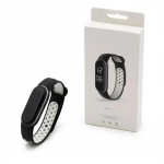Ψηφιακό ρολόι (smart watch) με οθόνη αφής LED χρώματος μαύρο-λευκό Ezra SW45 - Image 4