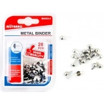 Metal Binders 20pcs 12mm Motarro MΑ023-4