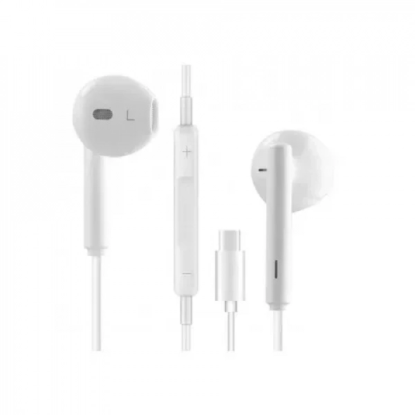 EZRA EP41 Earbuds Handsfree με Βύσμα Type-C - Λευκό