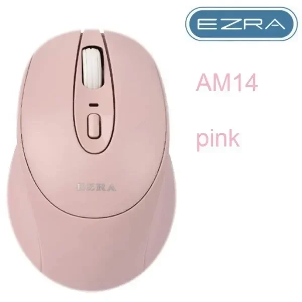 Ασύρματο οπτικό ποντίκι υπολογιστή 2.4GHz ροζ AM14 EZRA
