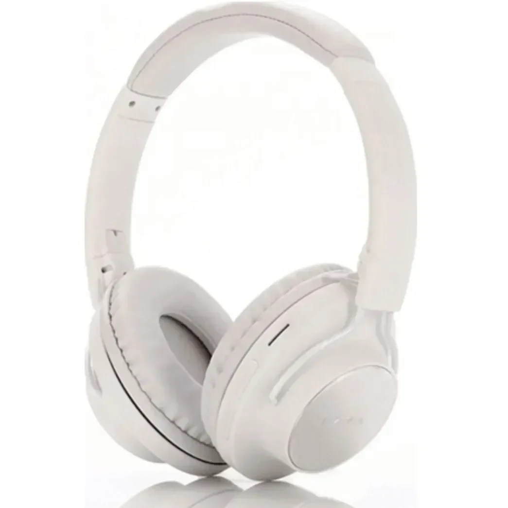Ezra Bw03 Ασύρματα/Ενσύρματα Over Ear Ακουστικά Με 5 Ώρες Λειτουργίας Λευκό