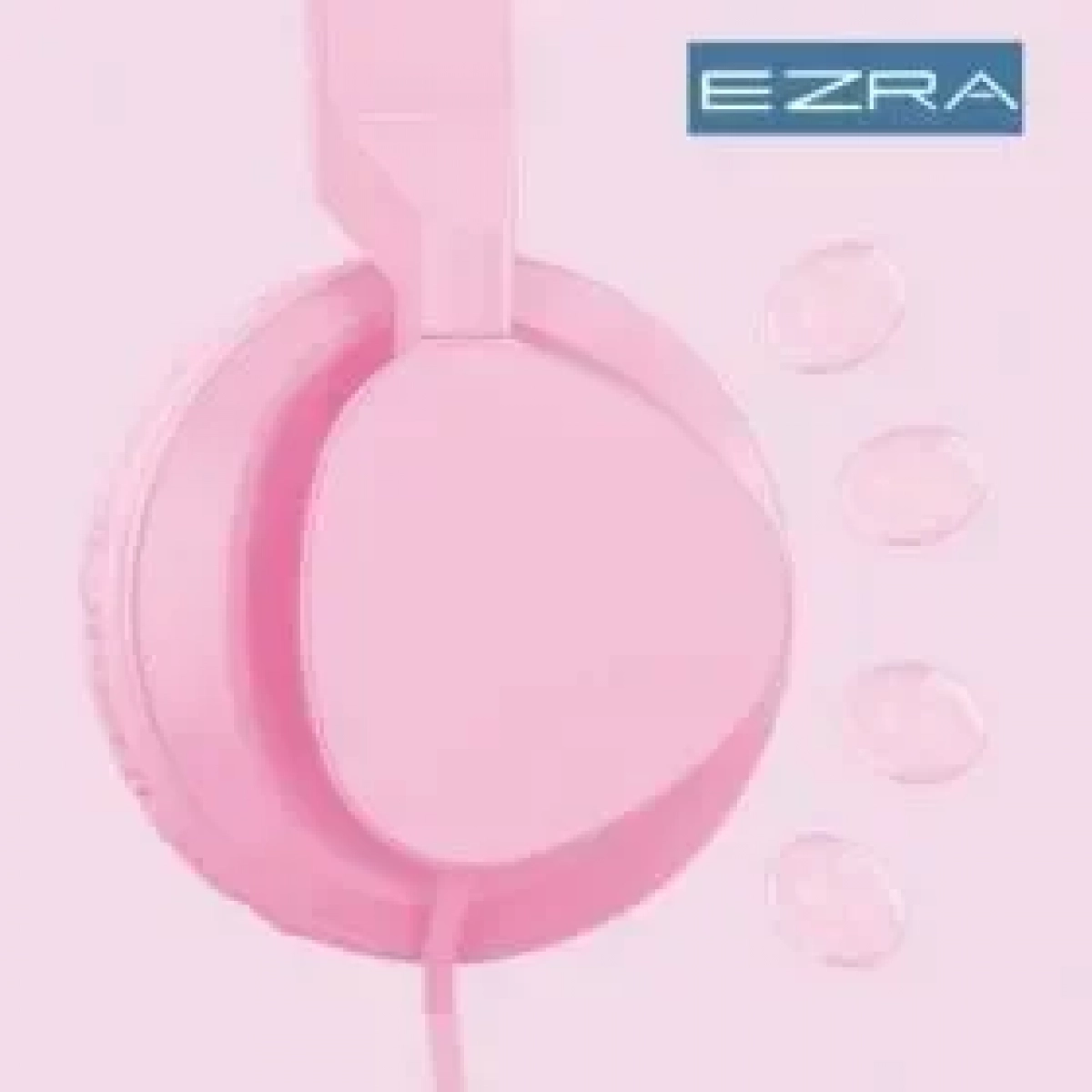 EZRA BH04 Ενσύρματα ακουστικά κεφαλής 3,5mm ροζ - Image 2