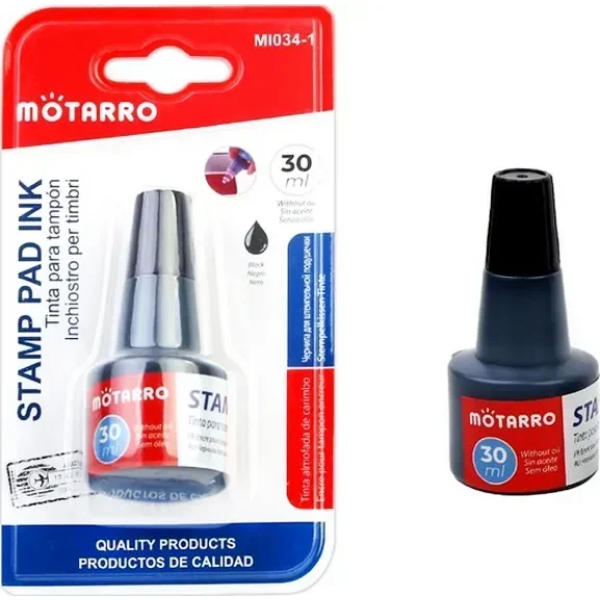 Μελάνι για Σφραγίδες Motarro MI034-1 30ml Μαύρο