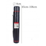 Motarro MP060-8 Πλαστικός Κύλινδρος Σχεδίου με Καπάκι και Ιμάντα Φ8x65-108cm Μαύρος - Image 3