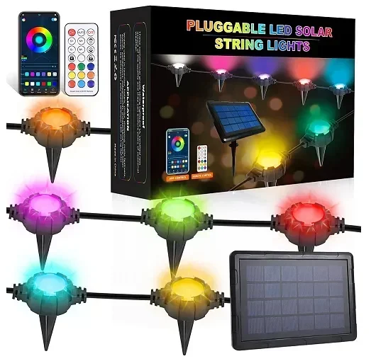 Ηλιακά Φώτα Led-Pluggable Led Solar String Lights