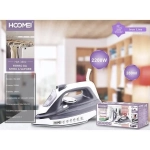 Σίδερο Ατμού 2200W 280ml με Συνεχόμενη Παροχή 25gr/min και Κεραμική Πλάκα Hoomei HM-3880 Μωβ
