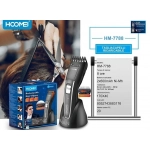Επαναφορτιζόμενη Κουρευτική Μηχανή Hoomei HM-7788 Μαύρο