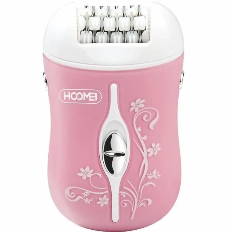 Επαναφορτιζόμενη Αποτριχωτική Μηχανή Epilator για Σώμα Hoomei HM-7550 Ροζ