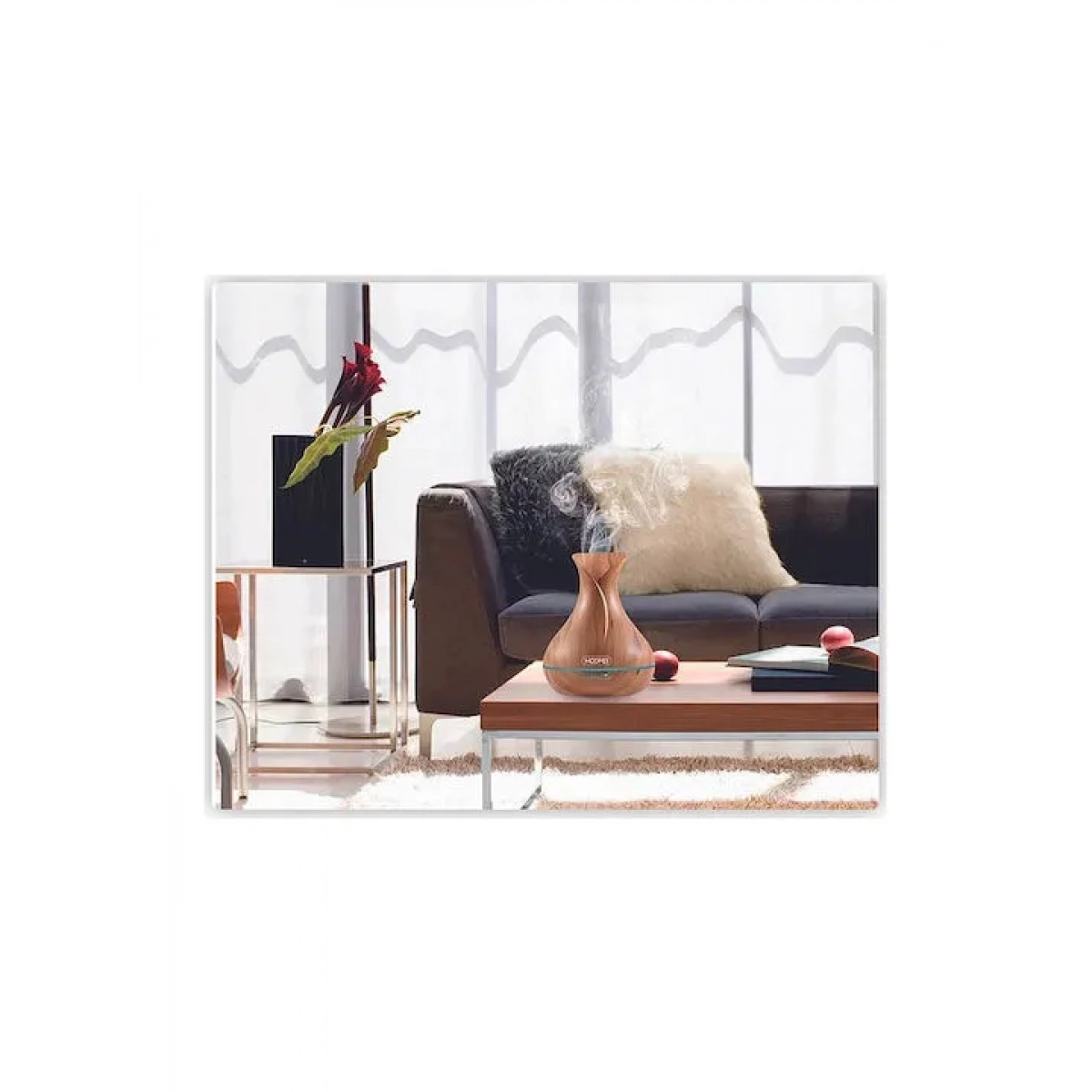 Συσκευή για Αρωματοθεραπεία 14W 400ml Hoomei HM-2270 Wood