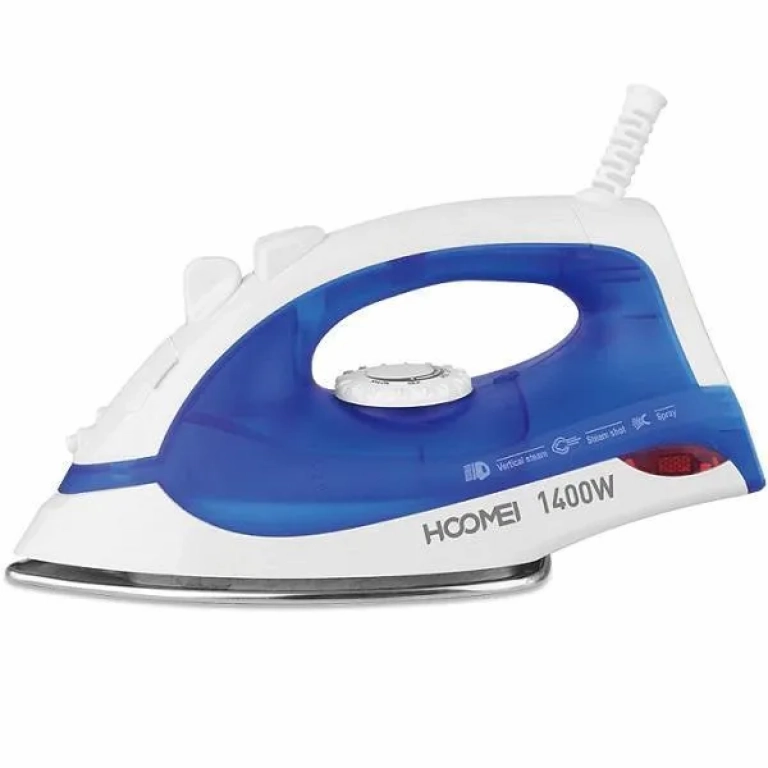 Σίδερο Ατμού 1400W 120ml με Συνεχόμενη Παροχή 10gr/min Hoomei HM-3825 Μπλε