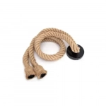 Universo Κρεμαστό Φωτιστικό Vintage Ανάρτηση με Σχοινί Μπεζ E27-M2